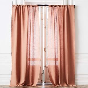 CB2 Linen curtain panel